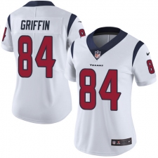 Women's Nike Houston Texans #84 Ryan Griffin Limited White Vapor Untouchable NFL Jersey