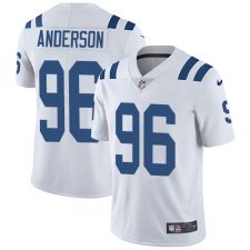 Men's Nike Indianapolis Colts #96 Henry Anderson White Vapor Untouchable Limited Player NFL Jersey