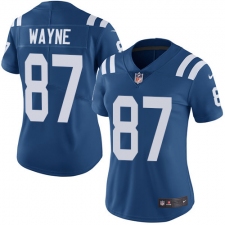 Women's Nike Indianapolis Colts #87 Reggie Wayne Elite Royal Blue Team Color NFL Jersey