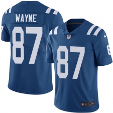 Youth Nike Indianapolis Colts #87 Reggie Wayne Elite Royal Blue Team Color NFL Jersey