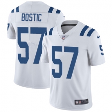 Men's Nike Indianapolis Colts #57 Jon Bostic White Vapor Untouchable Limited Player NFL Jersey