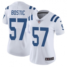Women's Nike Indianapolis Colts #57 Jon Bostic White Vapor Untouchable Limited Player NFL Jersey