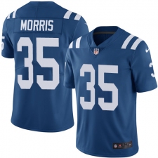 Men's Nike Indianapolis Colts #35 Darryl Morris Royal Blue Team Color Vapor Untouchable Limited Player NFL Jersey