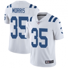 Men's Nike Indianapolis Colts #35 Darryl Morris White Vapor Untouchable Limited Player NFL Jersey