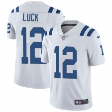 Youth Nike Indianapolis Colts #12 Andrew Luck Elite White NFL Jersey