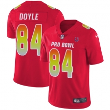 Men's Nike Indianapolis Colts #84 Jack Doyle Limited Red 2018 Pro Bowl NFL Jersey