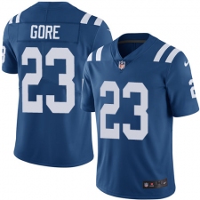 Men's Nike Indianapolis Colts #23 Frank Gore Royal Blue Team Color Vapor Untouchable Limited Player NFL Jersey