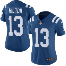 Women's Nike Indianapolis Colts #13 T.Y. Hilton Elite Royal Blue Team Color NFL Jersey