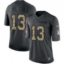Youth Nike Indianapolis Colts #13 T.Y. Hilton Limited Black 2016 Salute to Service NFL Jersey