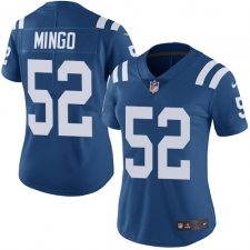 Women's Nike Indianapolis Colts #52 Barkevious Mingo Elite Royal Blue Team Color NFL Jersey