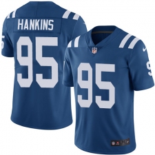 Youth Nike Indianapolis Colts #95 Johnathan Hankins Elite Royal Blue Team Color NFL Jersey