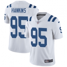 Youth Nike Indianapolis Colts #95 Johnathan Hankins Elite White NFL Jersey