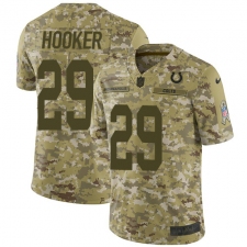 Men's Nike Indianapolis Colts #29 Malik Hooker Limited Camo 2018 Salute to Service NFL Jersey