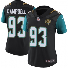Women's Nike Jacksonville Jaguars #93 Calais Campbell Elite Black Alternate NFL Jersey