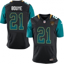 Men's Nike Jacksonville Jaguars #21 A.J. Bouye Elite Black Alternate Drift Fashion NFL Jersey