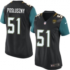 Women's Nike Jacksonville Jaguars #51 Paul Posluszny Game Black Alternate NFL Jersey