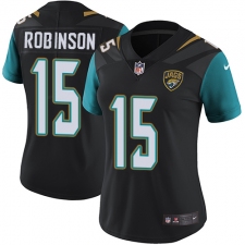 Women's Nike Jacksonville Jaguars #15 Allen Robinson Black Alternate Vapor Untouchable Limited Player NFL Jersey