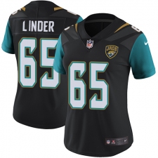 Women's Nike Jacksonville Jaguars #65 Brandon Linder Black Alternate Vapor Untouchable Limited Player NFL Jersey