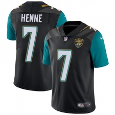 Youth Nike Jacksonville Jaguars #7 Chad Henne Black Alternate Vapor Untouchable Limited Player NFL Jersey