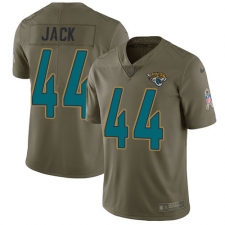 Men's Nike Jacksonville Jaguars #44 Myles Jack Limited Olive 2017 Salute to Service NFL Jersey