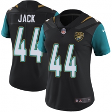 Women's Nike Jacksonville Jaguars #44 Myles Jack Black Alternate Vapor Untouchable Limited Player NFL Jersey