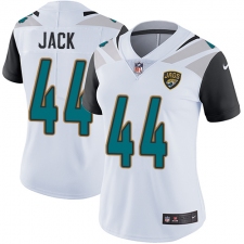 Women's Nike Jacksonville Jaguars #44 Myles Jack White Vapor Untouchable Limited Player NFL Jersey