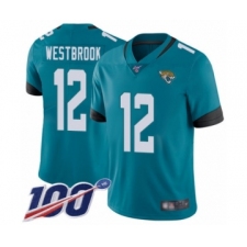 Men's Jacksonville Jaguars #12 Dede Westbrook Teal Green Alternate Vapor Untouchable Limited Player 100th Season Football Jersey