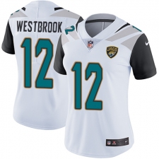 Women's Nike Jacksonville Jaguars #12 Dede Westbrook White Vapor Untouchable Limited Player NFL Jersey