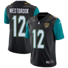 Youth Nike Jacksonville Jaguars #12 Dede Westbrook Black Alternate Vapor Untouchable Limited Player NFL Jersey