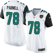 Women's Nike Jacksonville Jaguars #78 Jermey Parnell Game White NFL Jersey