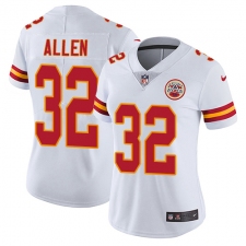 Women's Nike Kansas City Chiefs #32 Marcus Allen Elite White NFL Jersey