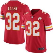 Youth Nike Kansas City Chiefs #32 Marcus Allen Red Team Color Vapor Untouchable Limited Player NFL Jersey