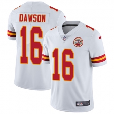 Youth Nike Kansas City Chiefs #16 Len Dawson White Vapor Untouchable Limited Player NFL Jersey