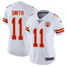 Women's Nike Kansas City Chiefs #11 Alex Smith White Vapor Untouchable Limited Player NFL Jersey