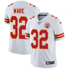 Youth Nike Kansas City Chiefs #32 Spencer Ware White Vapor Untouchable Limited Player NFL Jersey