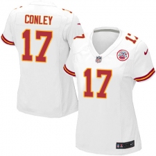 Women's Nike Kansas City Chiefs #17 Chris Conley Game White NFL Jersey