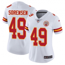 Women's Nike Kansas City Chiefs #49 Daniel Sorensen White Vapor Untouchable Limited Player NFL Jersey