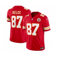 Men's Kansas City Chiefs #87 Travis Kelce Red 2023 F.U.S.E. Vapor Untouchable Limited Stitched Jersey