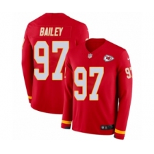 Men's Nike Kansas City Chiefs #97 Allen Bailey Limited Red Therma Long Sleeve NFL Jersey