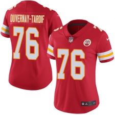 Women's Nike Kansas City Chiefs #76 Laurent Duvernay-Tardif Red Team Color Vapor Untouchable Limited Player NFL Jersey