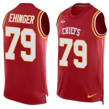 Men's Nike Kansas City Chiefs #79 Parker Ehinger Limited Red Player Name & Number Tank Top NFL Jersey