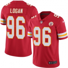Men's Nike Kansas City Chiefs #96 Bennie Logan Red Team Color Vapor Untouchable Limited Player NFL Jersey